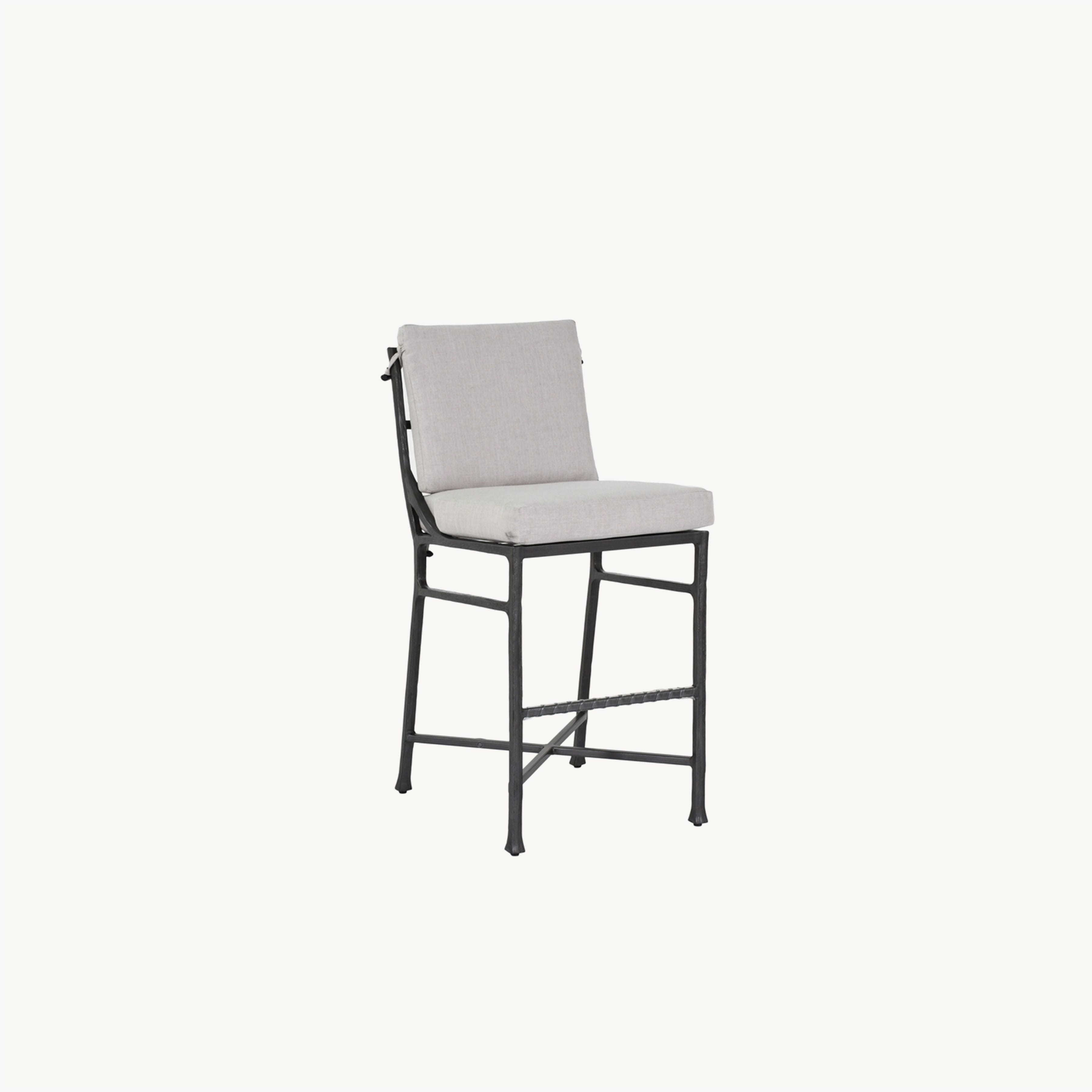 Marquis Cushioned Armless Bar Stool
