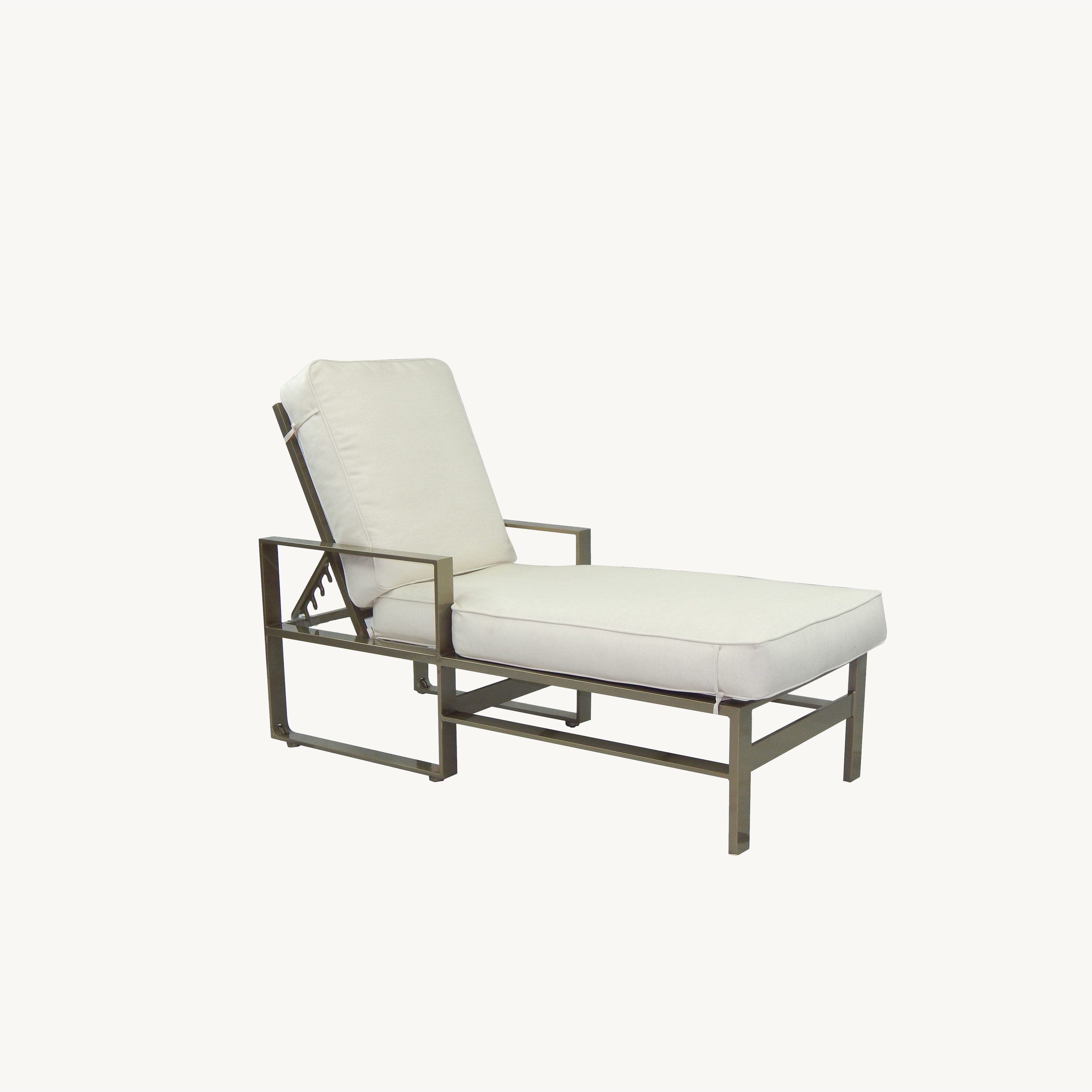 Park Place Adjustable Cushioned Chaise Lounge