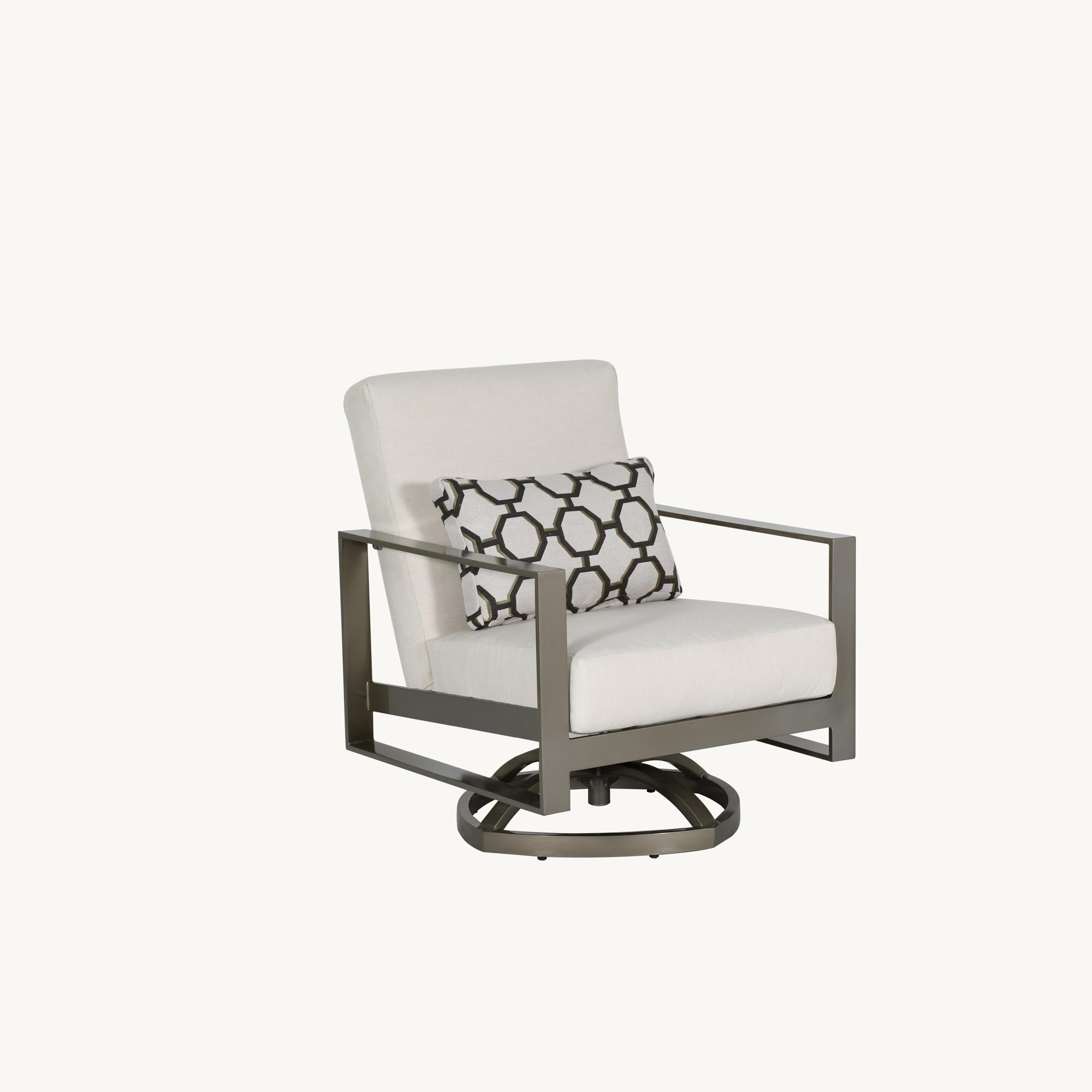 Park Place High Back Cushioned Lounge Swivel Rocker