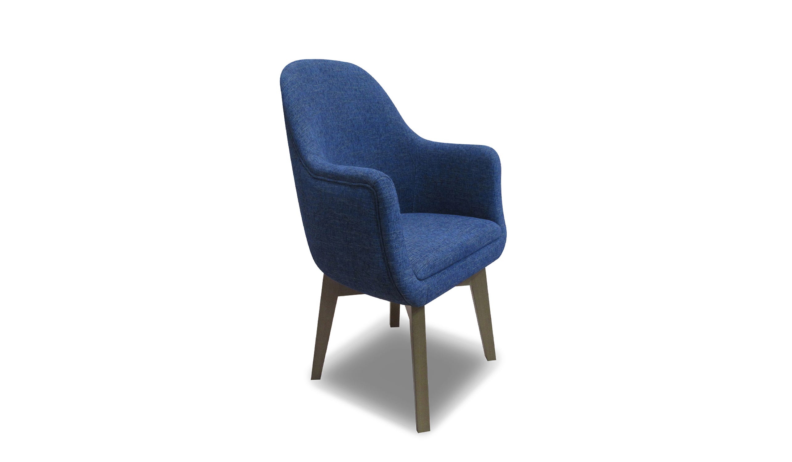 Upholstered Lounge Chair with Handle Strap