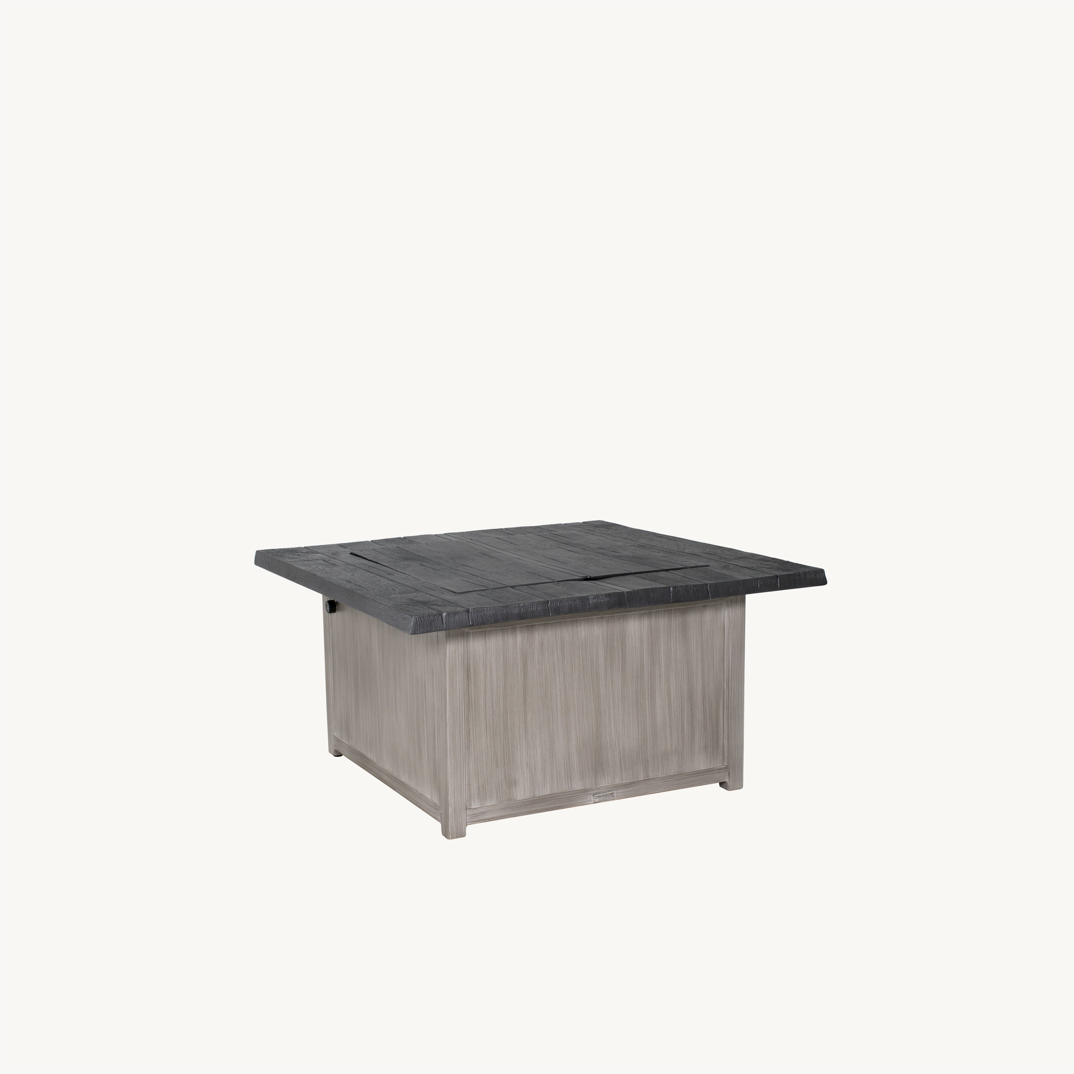 Antler Hill 44" Square Coffee Table With Firepit