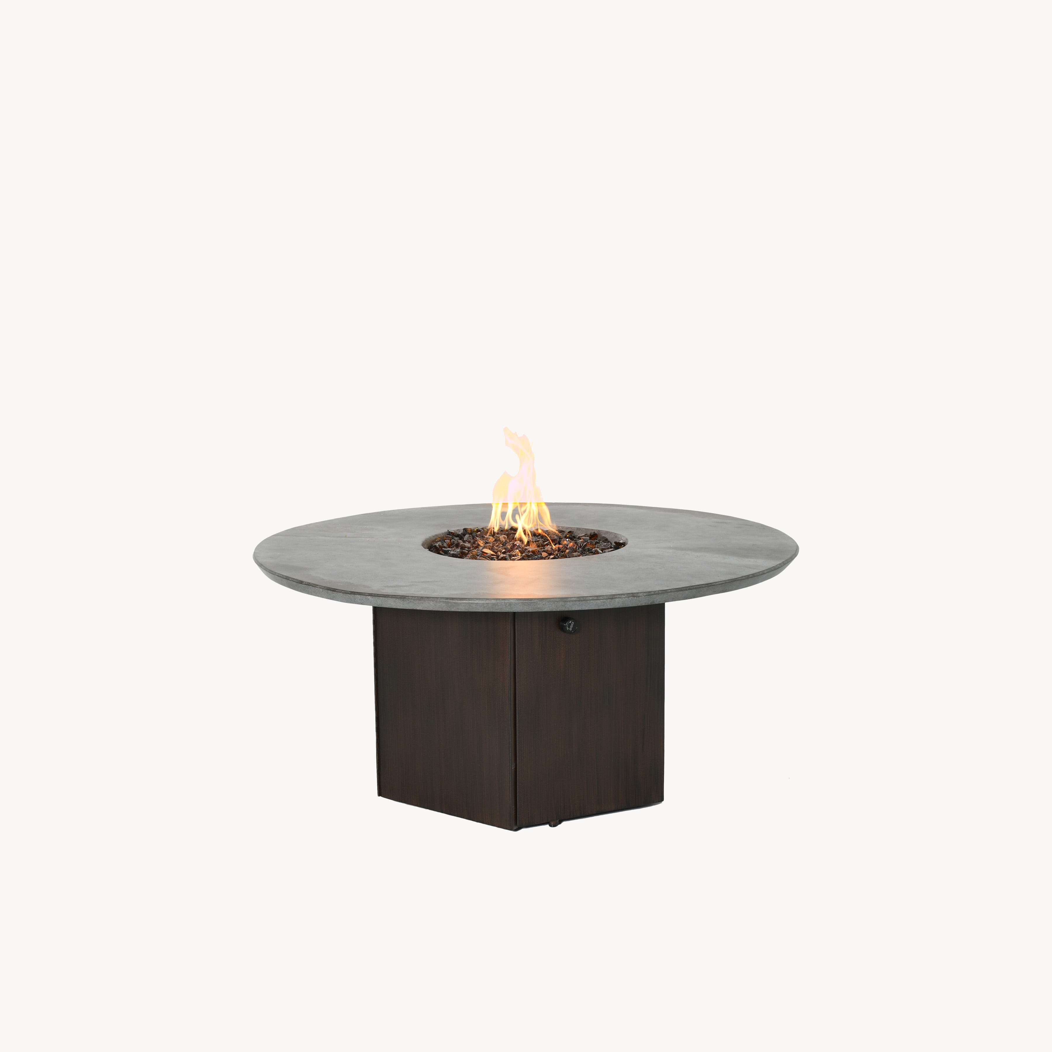 Nicoya 49" Round Coffee Table with Firepit