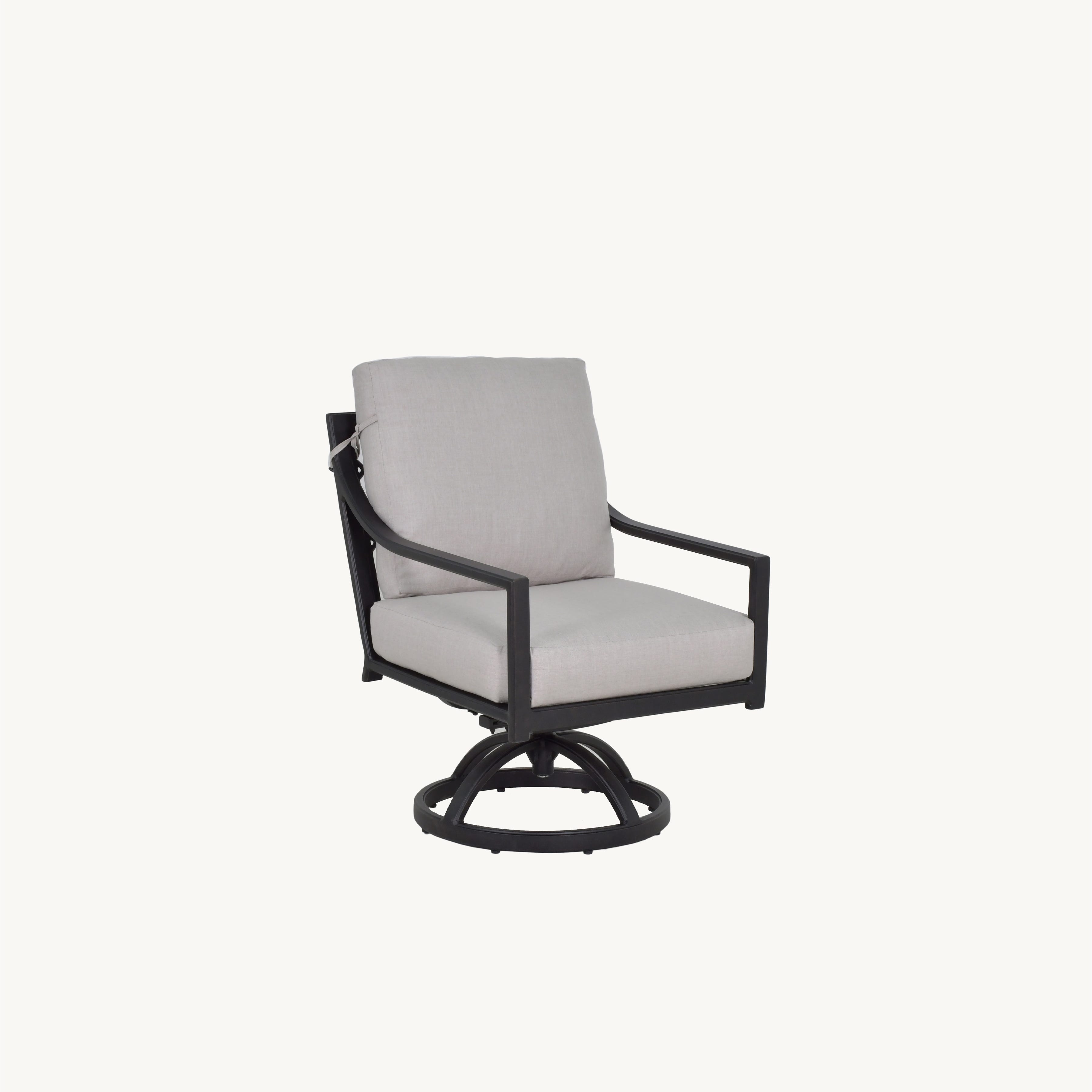 Saxton Cushion Dining Swivel Rocker - Xaria