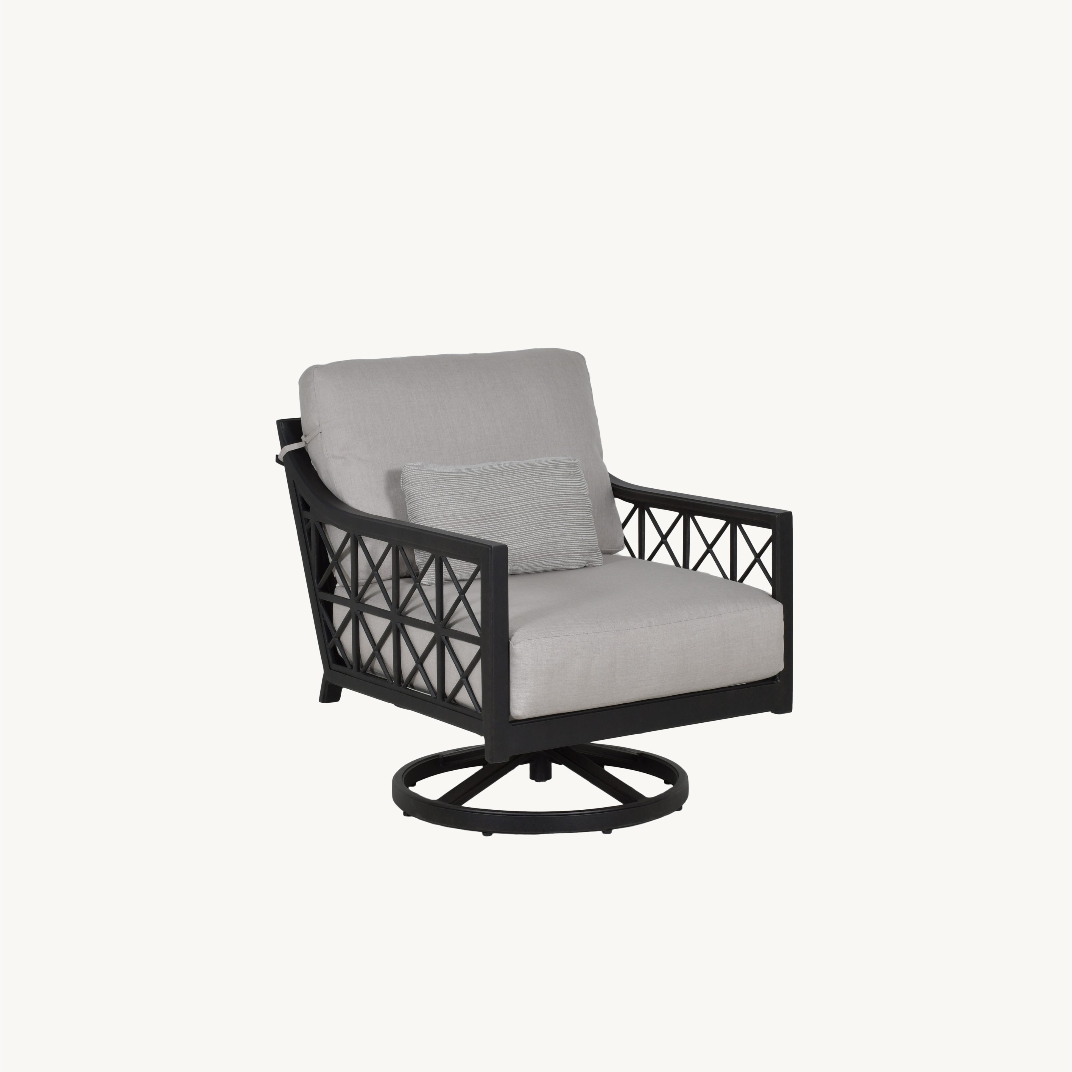 Saxton Cushion Lounge Swivel Rocker- Xaria