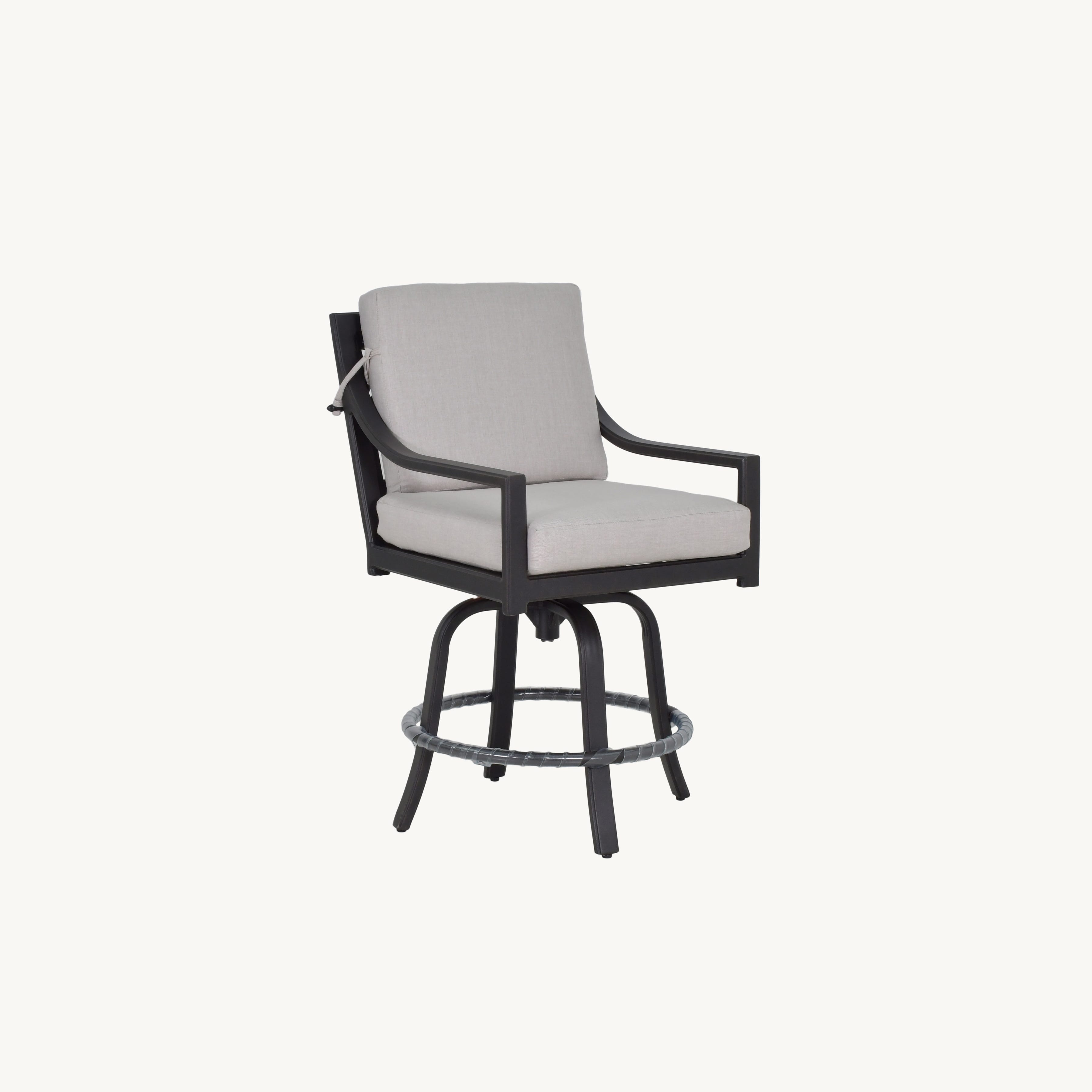 Saxton Cushion Swivel Counter Stool - Xaria