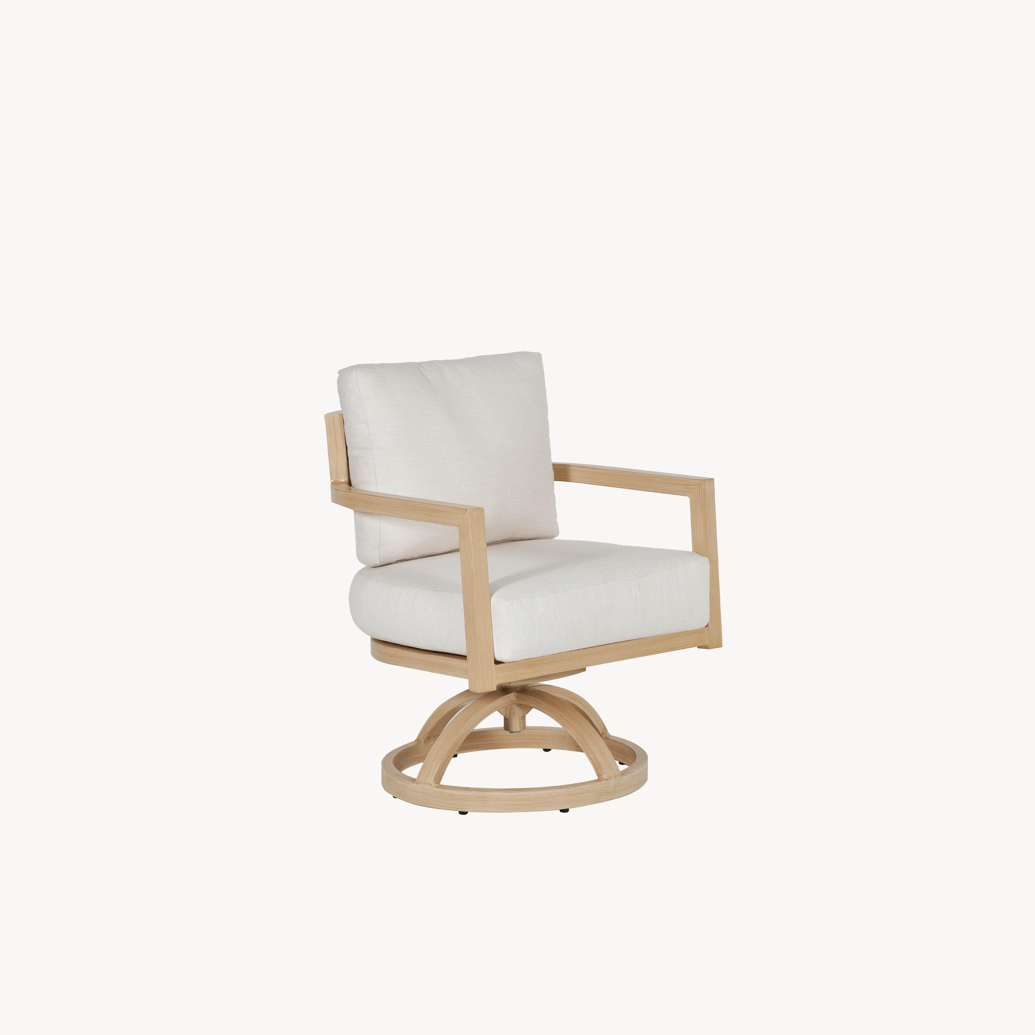 Gala Cushioned Dining Swivel Rocker