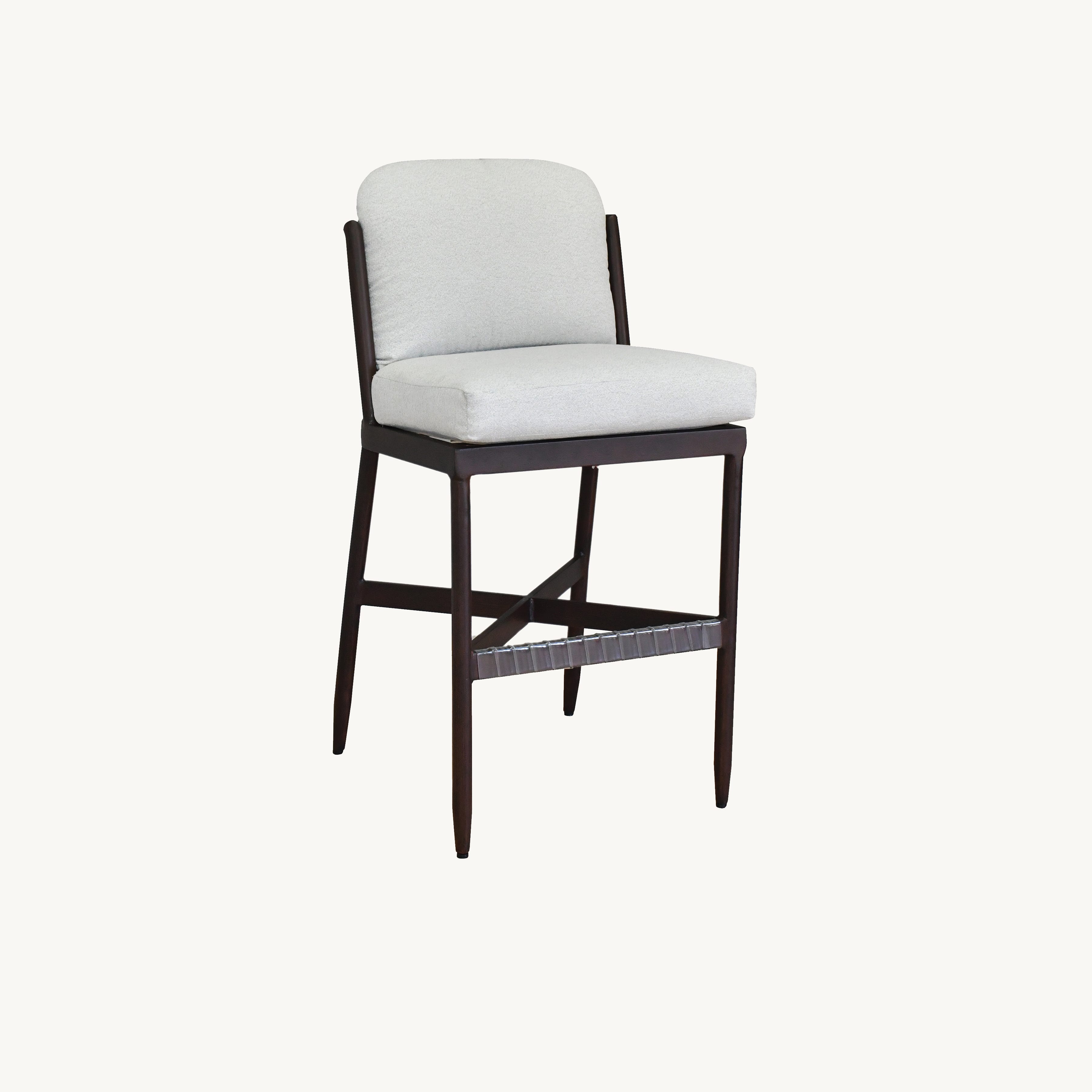 Largo Cushioned Armless Bar Stool