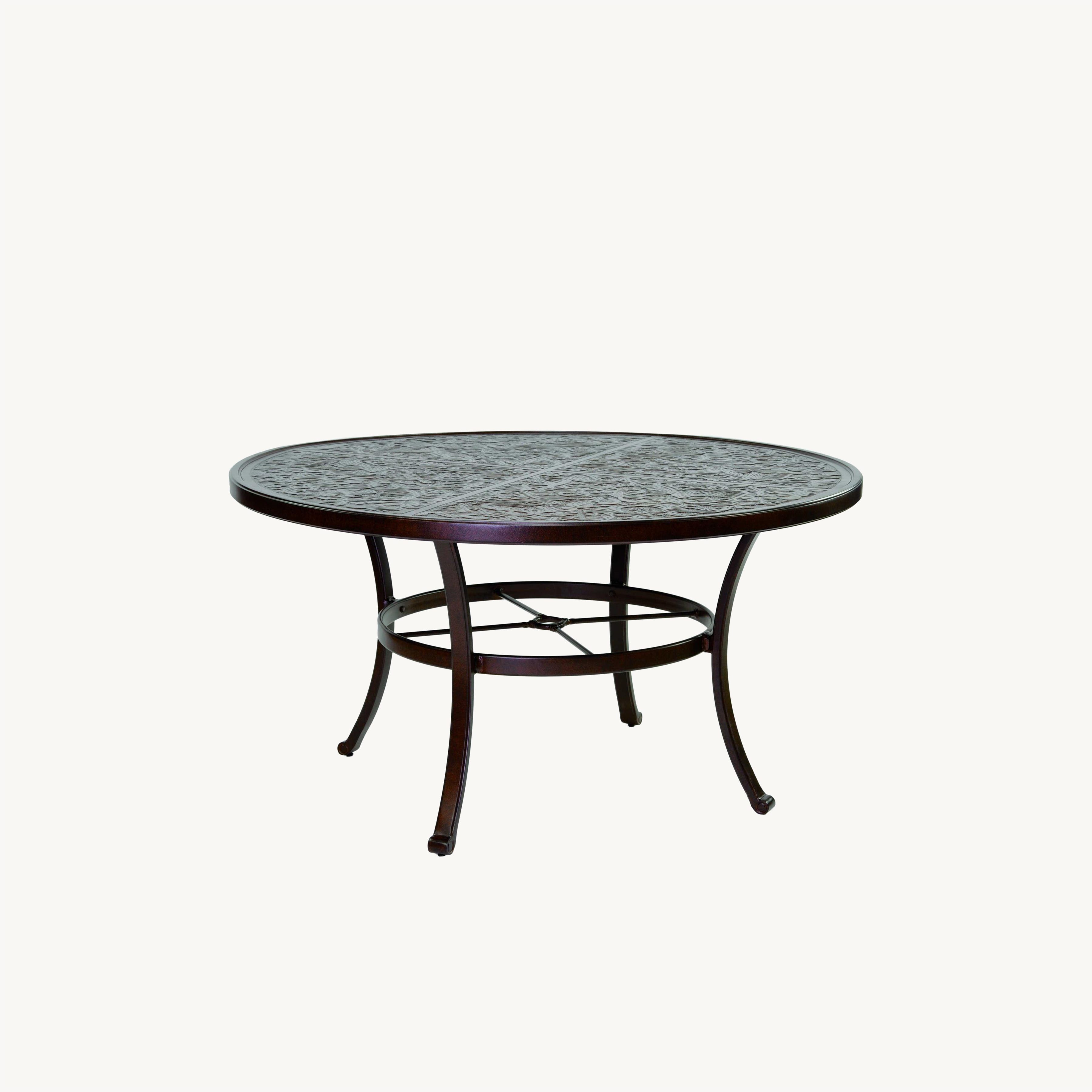 Vintage 54" Round Cast Top Dining Table