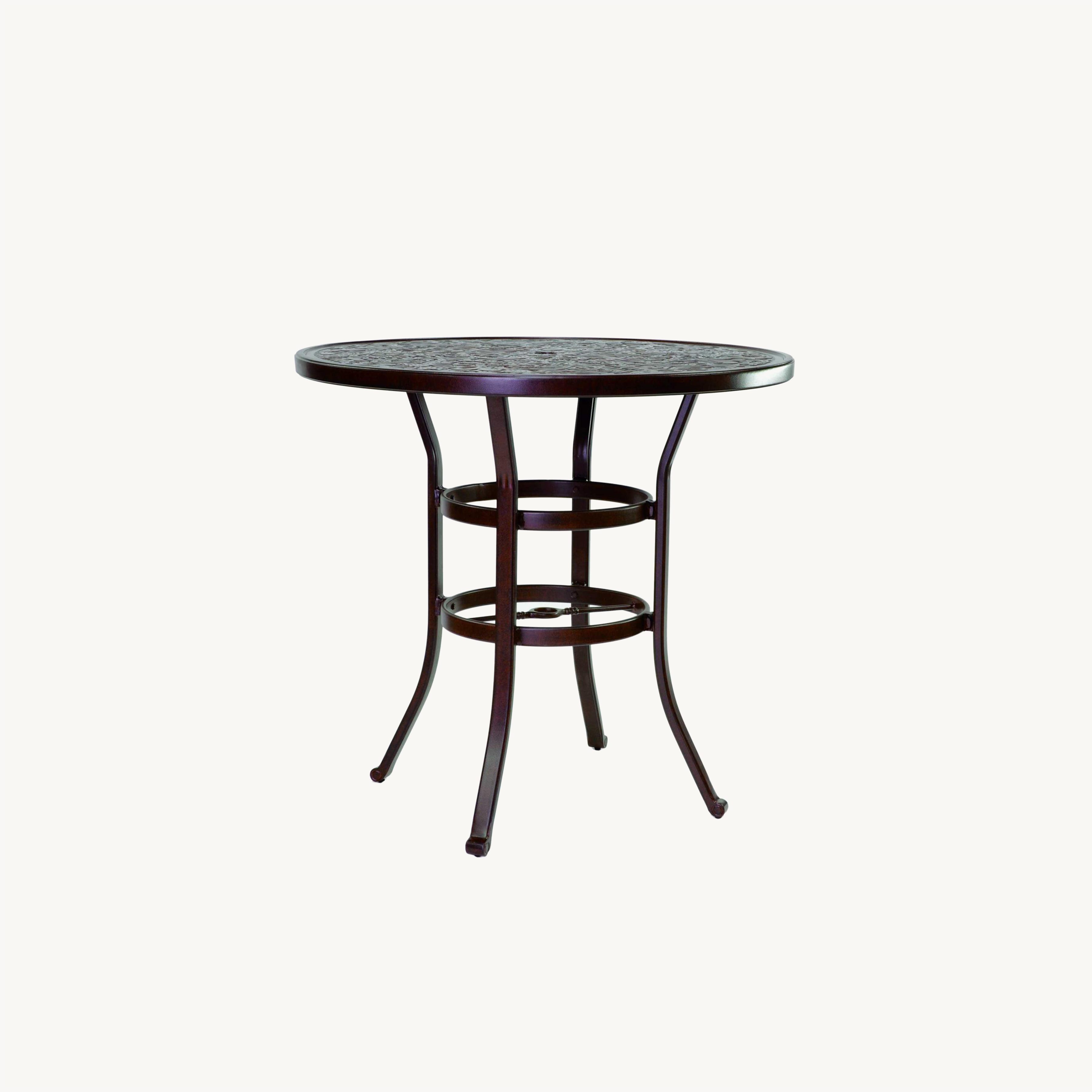 Vintage 42" Round Bar Height Table