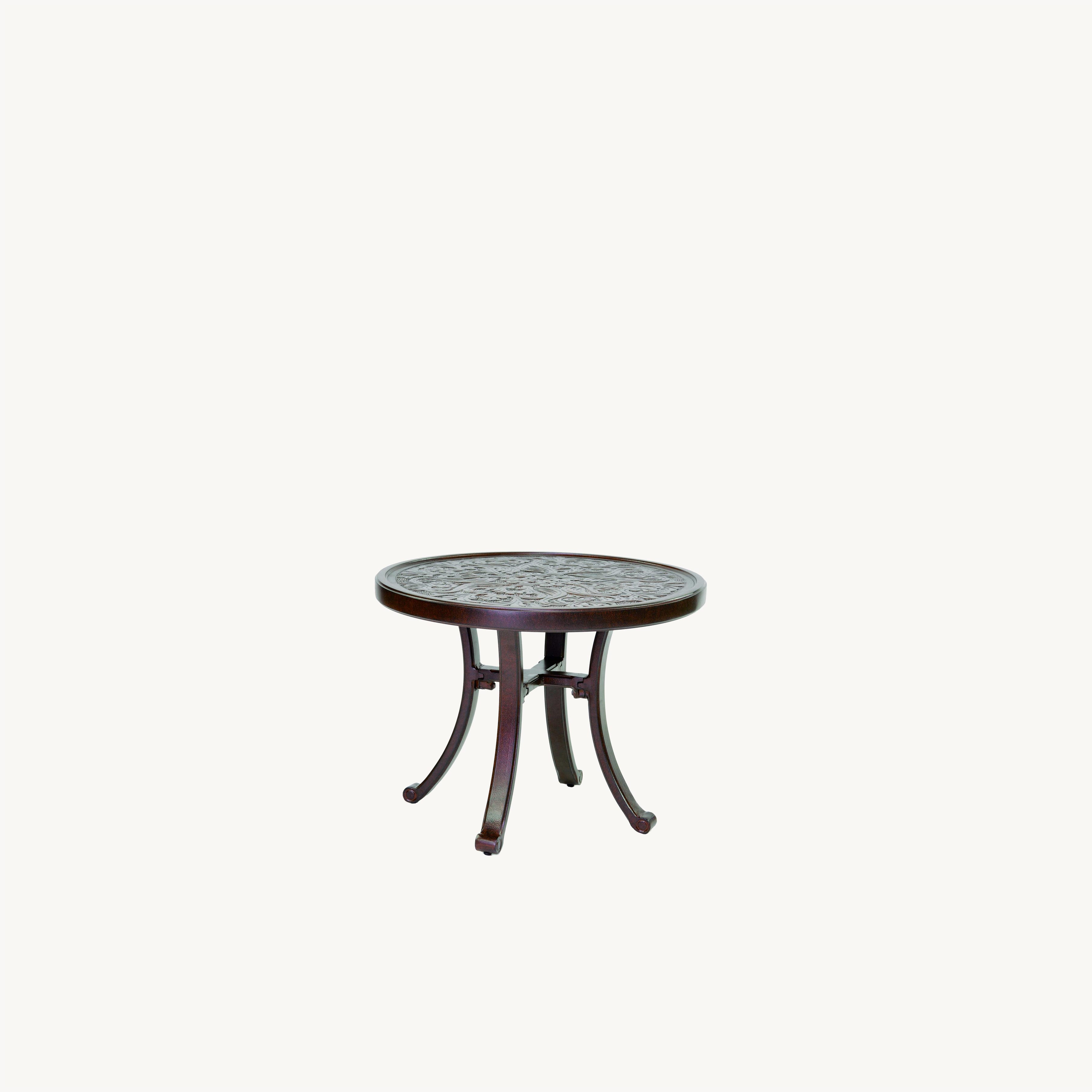 Vintage 24" Round Occasional Table