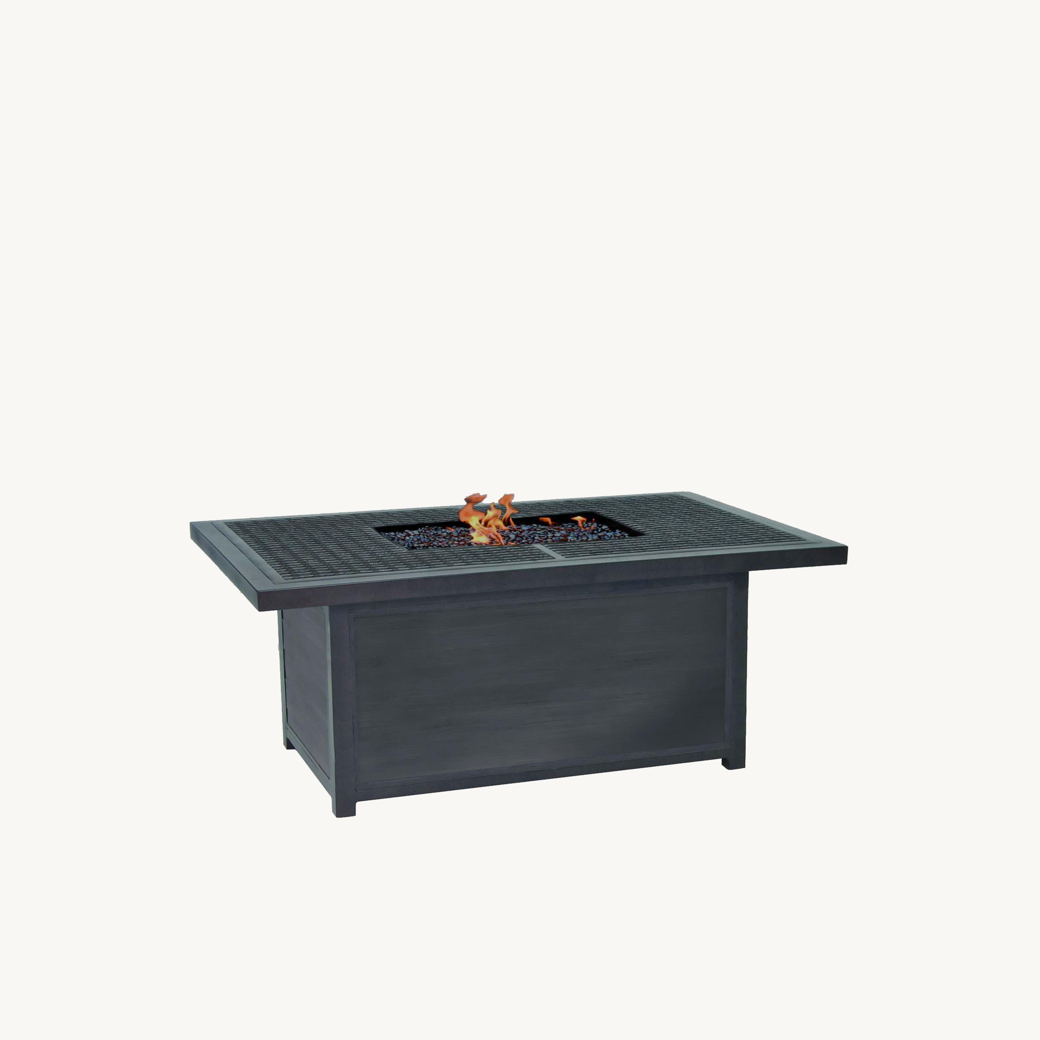 Altra 36" X 52" Rectangular Coffee Table With Firepit